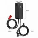 Wymiary wallboxa Besen BN30 Wymiary wallboxa Besen BN30, 28 x 12 x 10 cm, kabel ładowania Type 2 o długości 5 m