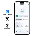 Wallbox 22 kW ze słupkiem - aplikacja Smart Life Aplikacja Smart Life do wallboxa ST-T766 w zestawie ze słupkiem - zdalne sterowanie WiFi i Bluetooth, podgląd mocy i napięcia