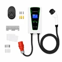 Wallbox 22 kW z kartą RFID i aplikacją - kompletny zestaw do montażu Wallbox EP-ST-T766 22 kW Typ 2 - kompletny zestaw: wallbox z ekranem LCD i czytnikiem RFID, kabel Type 2 5 m, wtyk 3F32A, uchwyt na kabel, 2 karty RFID, śruby i kołki montażowe i wieszak na wallbox