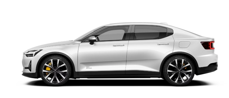 Polestar 2 - elektryczny fastback z baterią do 82 kWh, trójfazowym ładowaniem AC 11 kW przez Type 2 i DC do 205 kW przez CCS2