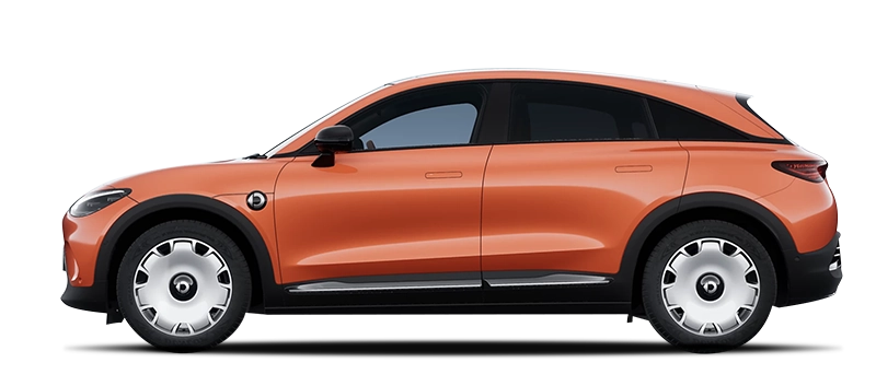 Smart #3 - elektryczny SUV coupe z ładowarką pokładową 7,4 kW lub 22 kW, gniazdem Type 2 i ładowaniem DC do 150 kW przez CCS2