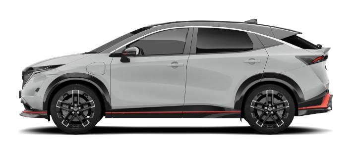 Nissan Ariya Nismo z napędem e-4ORCE - sportowy crossover elektryczny 435 KM z baterią 87 kWh, trójfazowym ładowaniem AC 22 kW i DC 130 kW przez CCS2