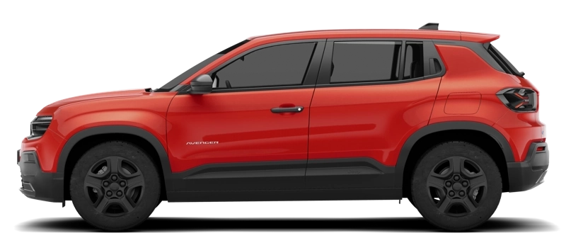 Jeep Avenger Electric - elektryczny SUV z baterią 54 kWh, ładowaniem AC 11 kW przez Type 2 i szybkim ładowaniem DC 100 kW przez CCS2