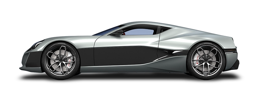 Rimac Concept One 2013-2016 - elektryczny hipersamochód coupe z baterią 82 kWh, trójfazowym ładowaniem AC 22 kW przez Type 2 i DC do 120 kW przez CCS2