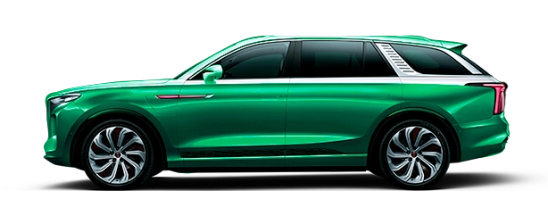 Hongqi E-HS9 - duży elektryczny SUV z baterią 84, 99 albo 120 kWh, trójfazowym ładowaniem AC 11 kW przez Type 2 i ładowaniem DC przez CCS2