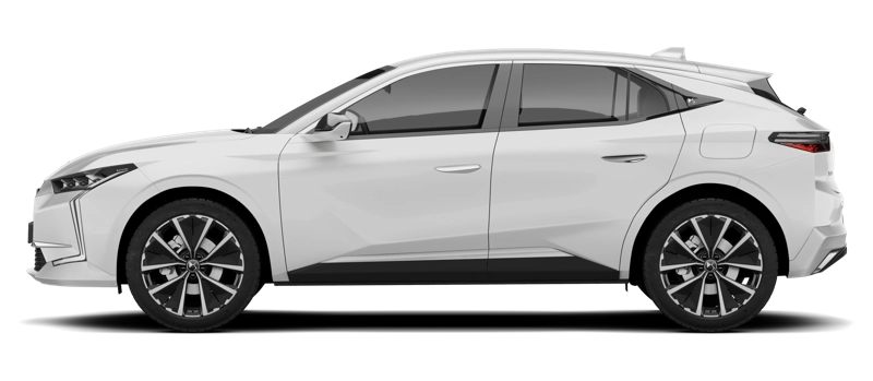 DS N°4 E-Tense - elektryczny hatchback z baterią 58,3 kWh, ładowaniem AC 11 kW przez Type 2 i szybkim ładowaniem DC 120 kW przez CCS2