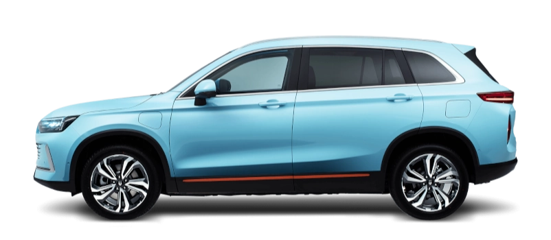 Skywell HT-i, w Polsce Skyworth K-i - SUV hybryda plug-in z baterią 32,76 kWh, zasięgiem elektrycznym około 145 km i ładowaniem AC przez Type 2