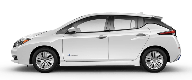 Nissan Leaf pierwszej i drugiej generacji - elektryczny hatchback z baterią od 24 do 62 kWh, jednofazowym ładowaniem AC 3,3 lub 6,6 kW i DC przez CHAdeMO