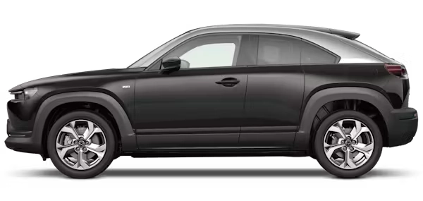 Mazda MX-30 e-Skyactiv R-EV - crossover plug-in z generatorem Wankla, baterią 17,8 kWh, trójfazowym ładowaniem AC 11 kW i DC 36 kW