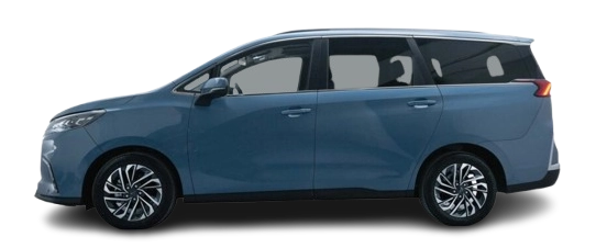 Maxus Euniq 5, znany też jako Euniq MPV - elektryczny van z baterią 52,5 lub 70 kWh, jednofazowym ładowaniem AC przez Type 2 i szybkim ładowaniem DC przez CCS2