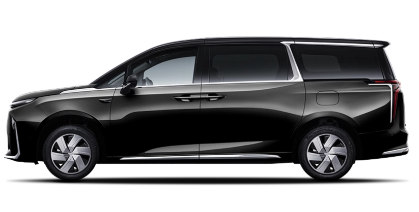 Maxus Mifa 9 - luksusowy siedmioosobowy van elektryczny z baterią 90 kWh, trójfazowym ładowaniem AC 11 kW przez Type 2 i DC do 114 kW przez CCS2