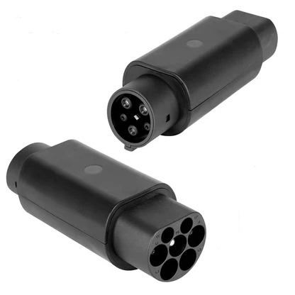Przejściówka Type 2 na Type 1 J1772 - adapter do ładowania samochodu elektrycznego