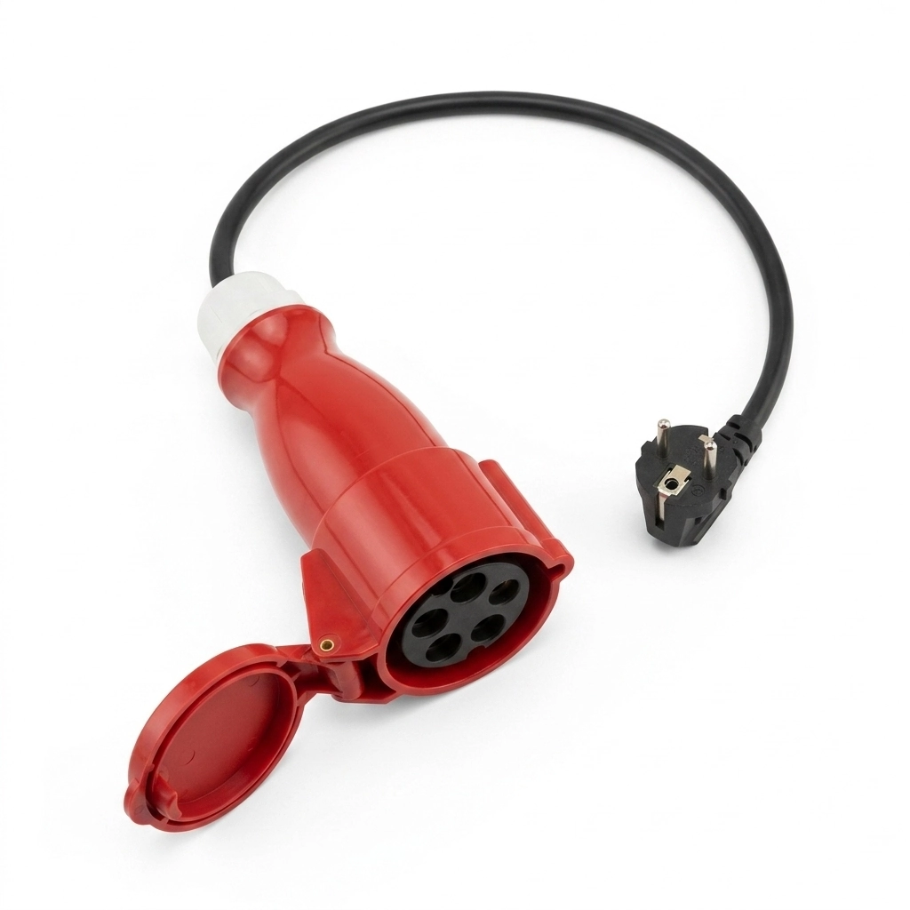 Adapter siłowy CEE 32A na Schuko 230V - przejściówka do ładowarki EV