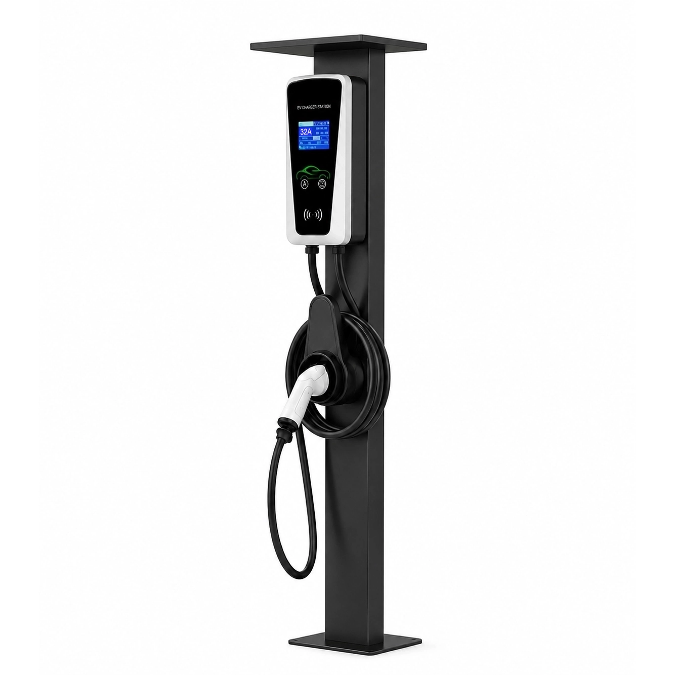 Wallbox 22 kW ST-T766 z aplikacją i słupkiem